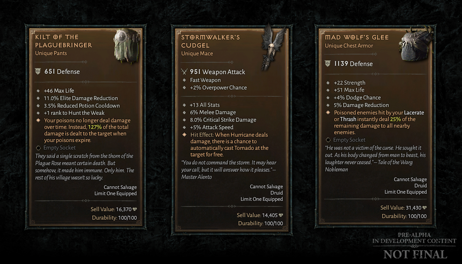 Diablo 4 przedstawia szczegóły przedmiotów. Blizzard zapowiada duży pokaz gry