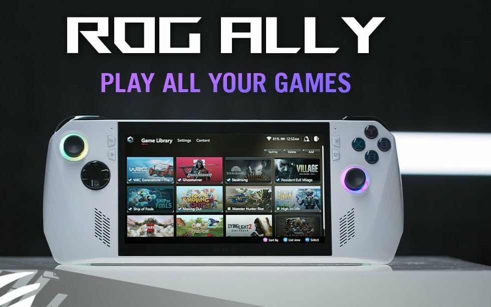 The Asus ROG Ally is throwing down the gauntlet on the Steam Deck.  The company makes “AAA game console” and promises the highest quality