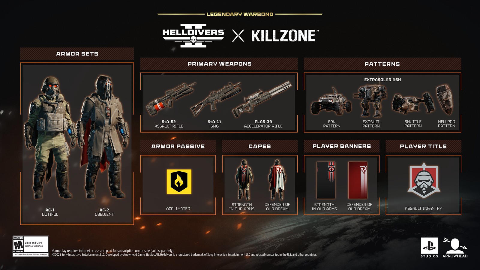 Helldivers 2 x Killzone Legendary Warbond 2025
