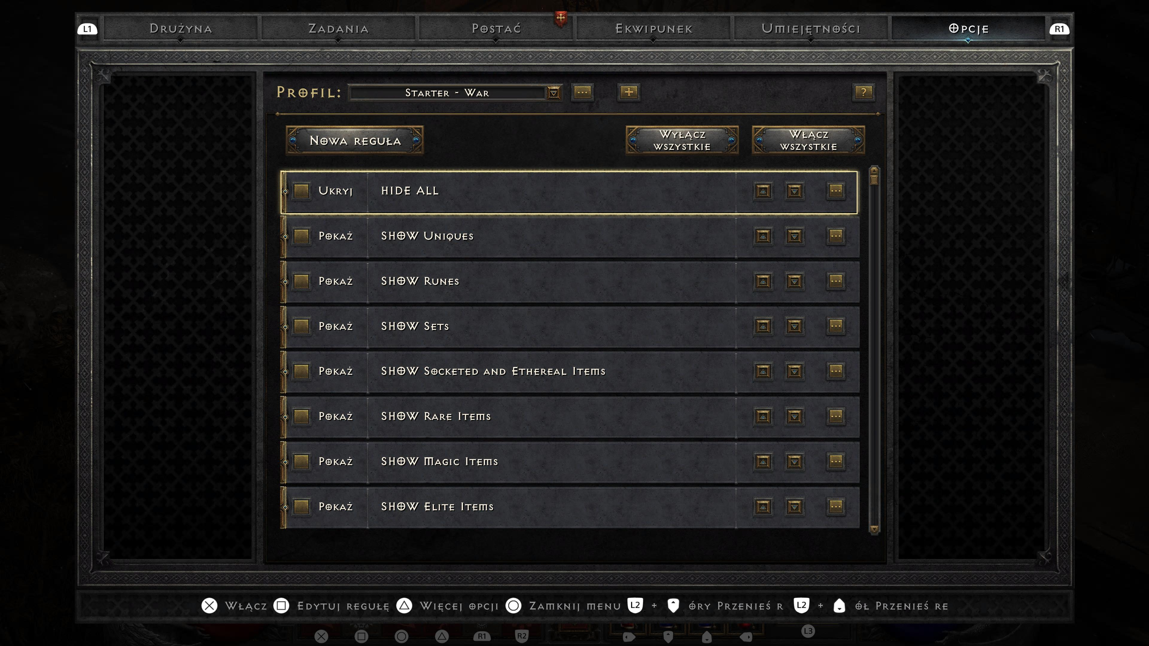 Diablo 2 Resurrected Reign of the Warlock - recenzja dodatku. Loot filter