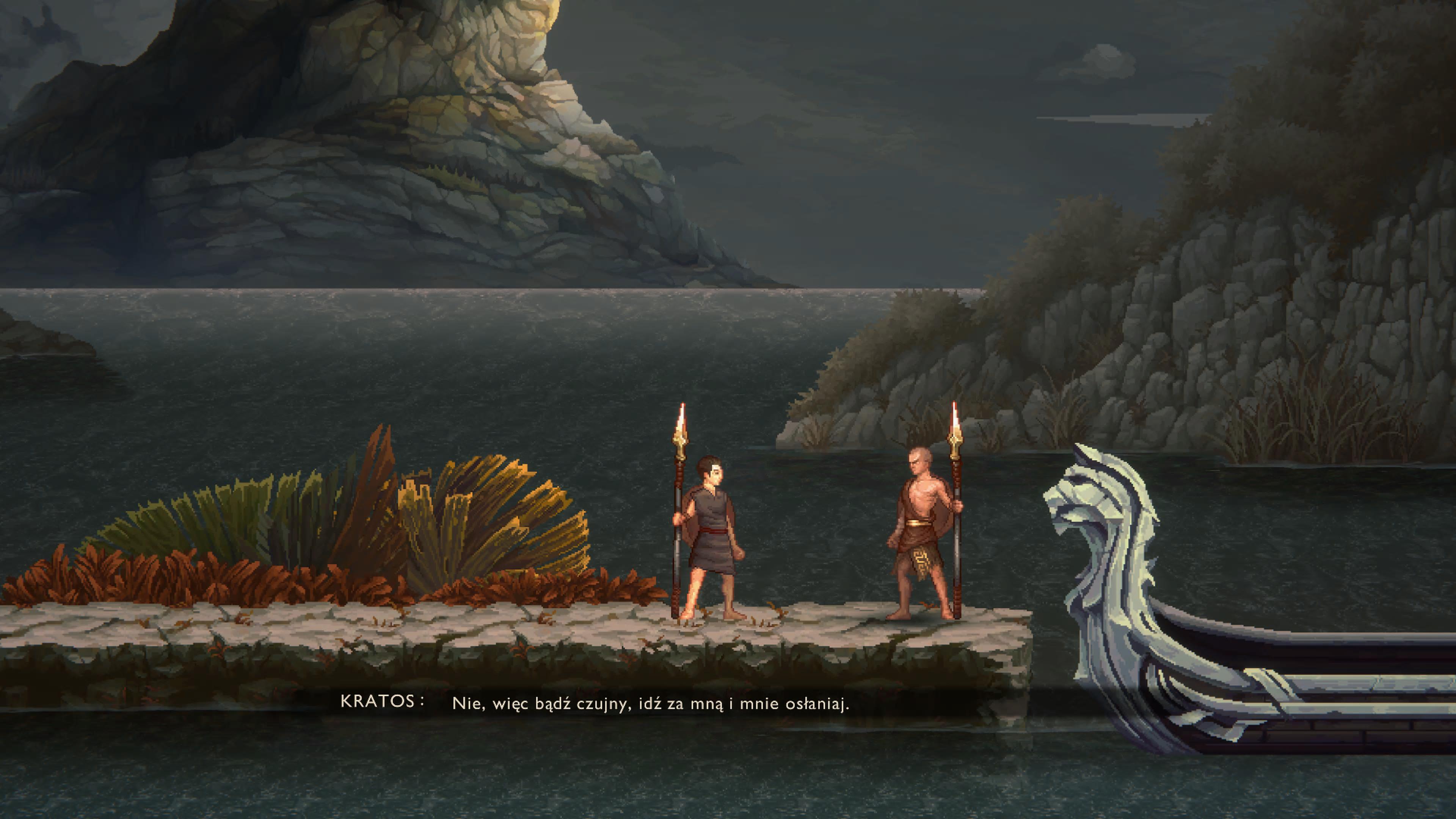 God of War Sons of Sparta - recenzja gry. Kratos z bratem