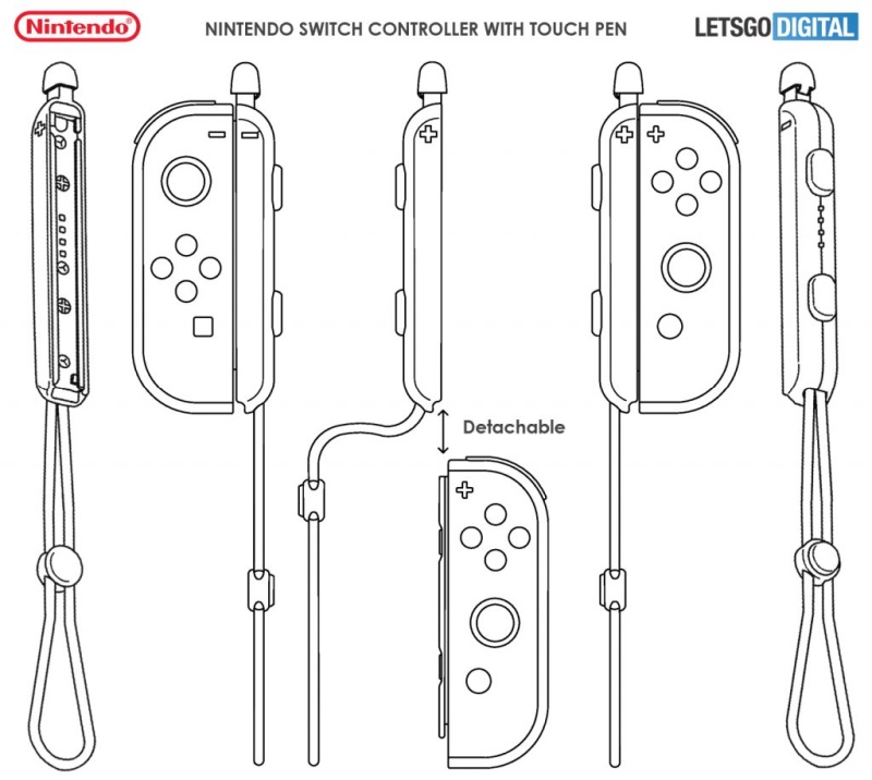 Nintendo Switch Joy-Con ze stylusem. Nintendo patentuje ciekawy sprzęt