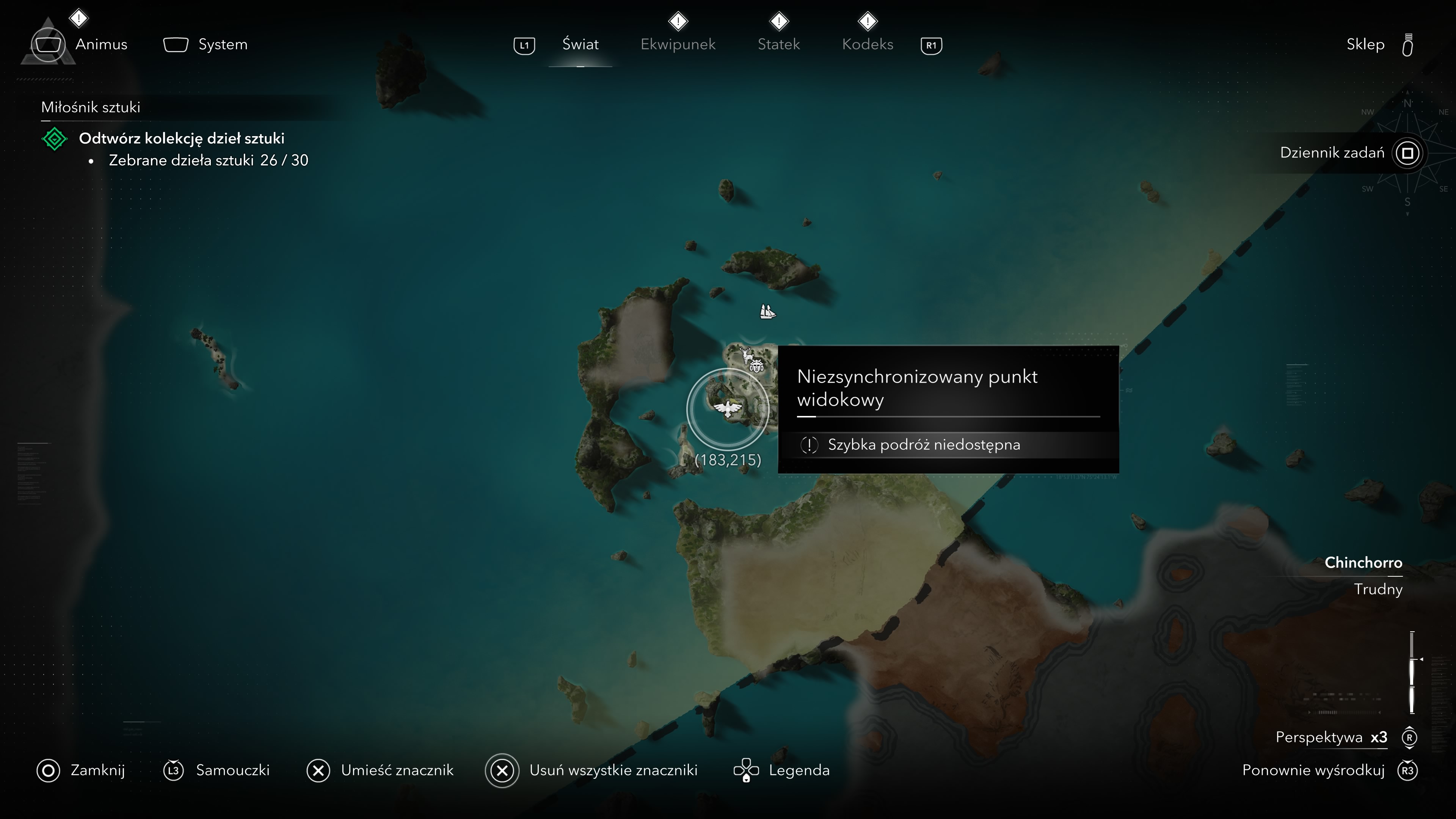Assassin's Creed Black Flag Resynced - Wieże synchronizacyjne, punkty widokowe na Santanillas