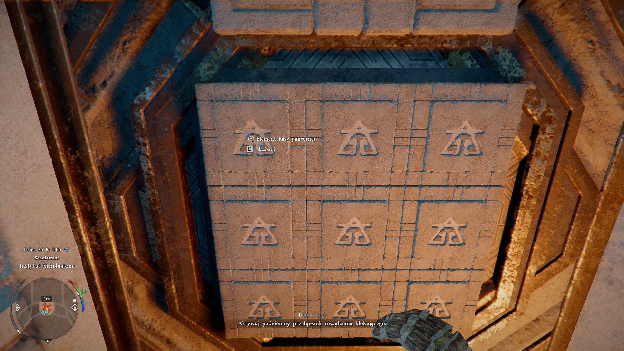 Crimson Desert - Słowa Alustina, Na dobrej drodze: Paser, Scholastone, Instytut, przełącznik urządzenia blokującego