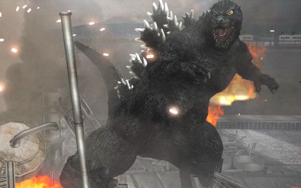 Brutalna destrukcja otoczenia w Godzilla - pierwsza rozgrywka z gry Namco Bandai!