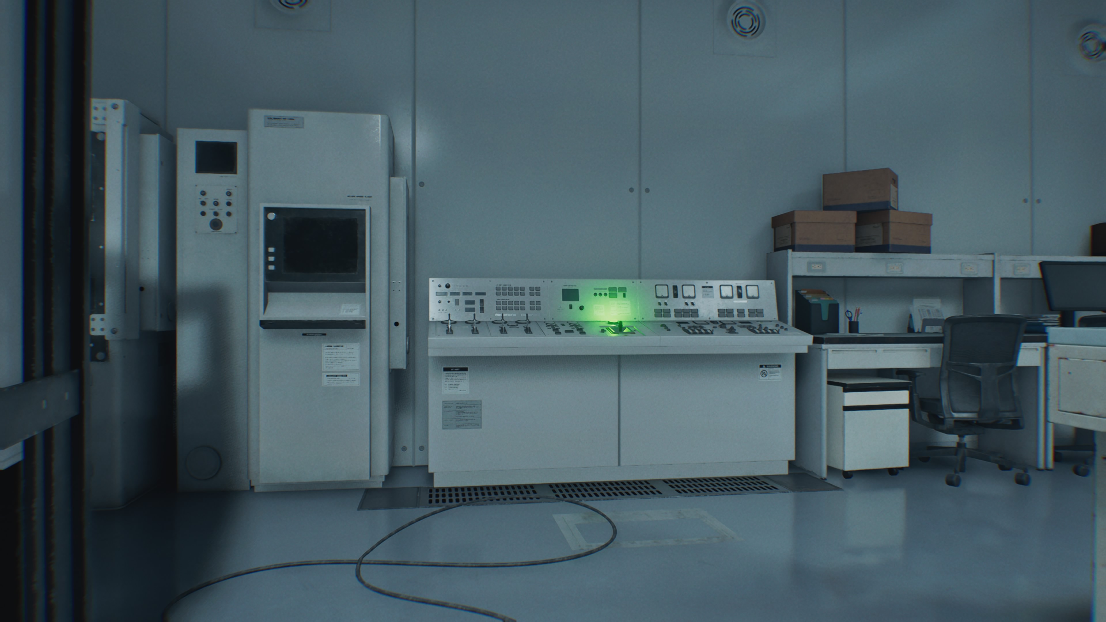 Resident Evil Requiem - Grace: dolne poziomy ARK, dźwig, Licker, Lizacz, karta magnetyczna, westybul, sfery