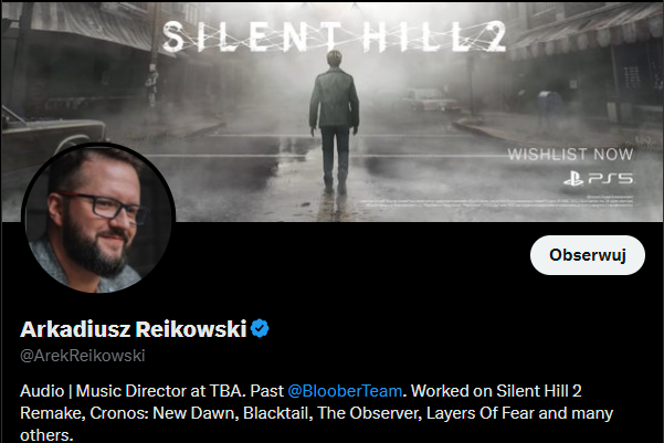 Arkadiusz Reikowski bio Twitter - nowy projekt