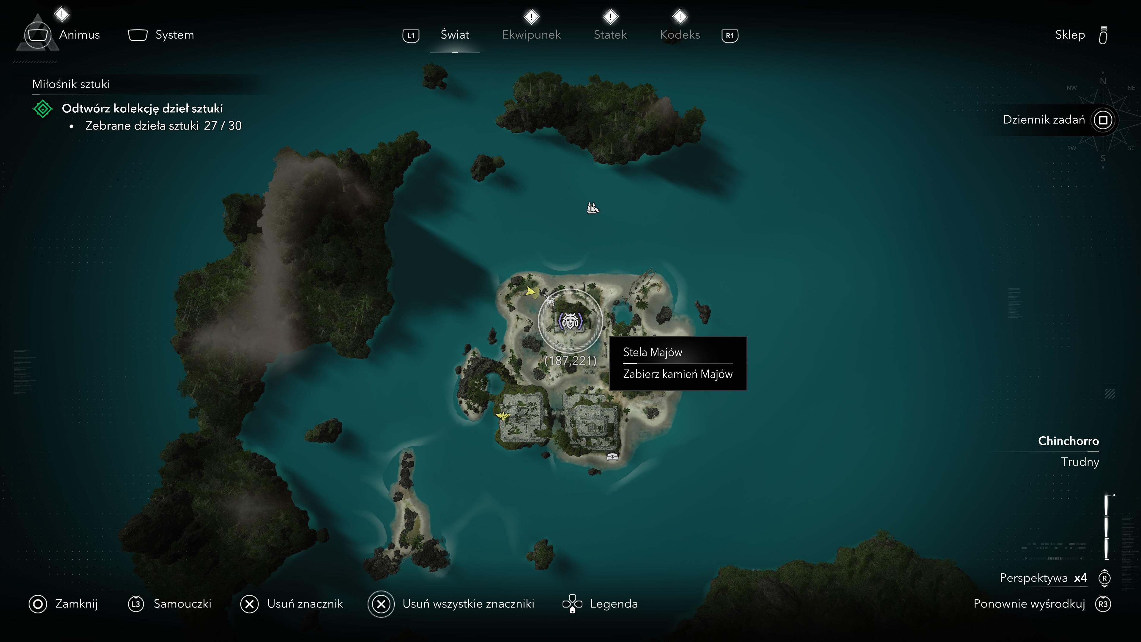 Assassin's Creed Black Flag Resynced - Stele Majów na Santanillas