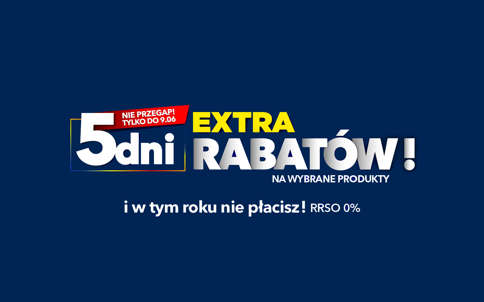 5 dni extra rabatów RTV Euro AGD