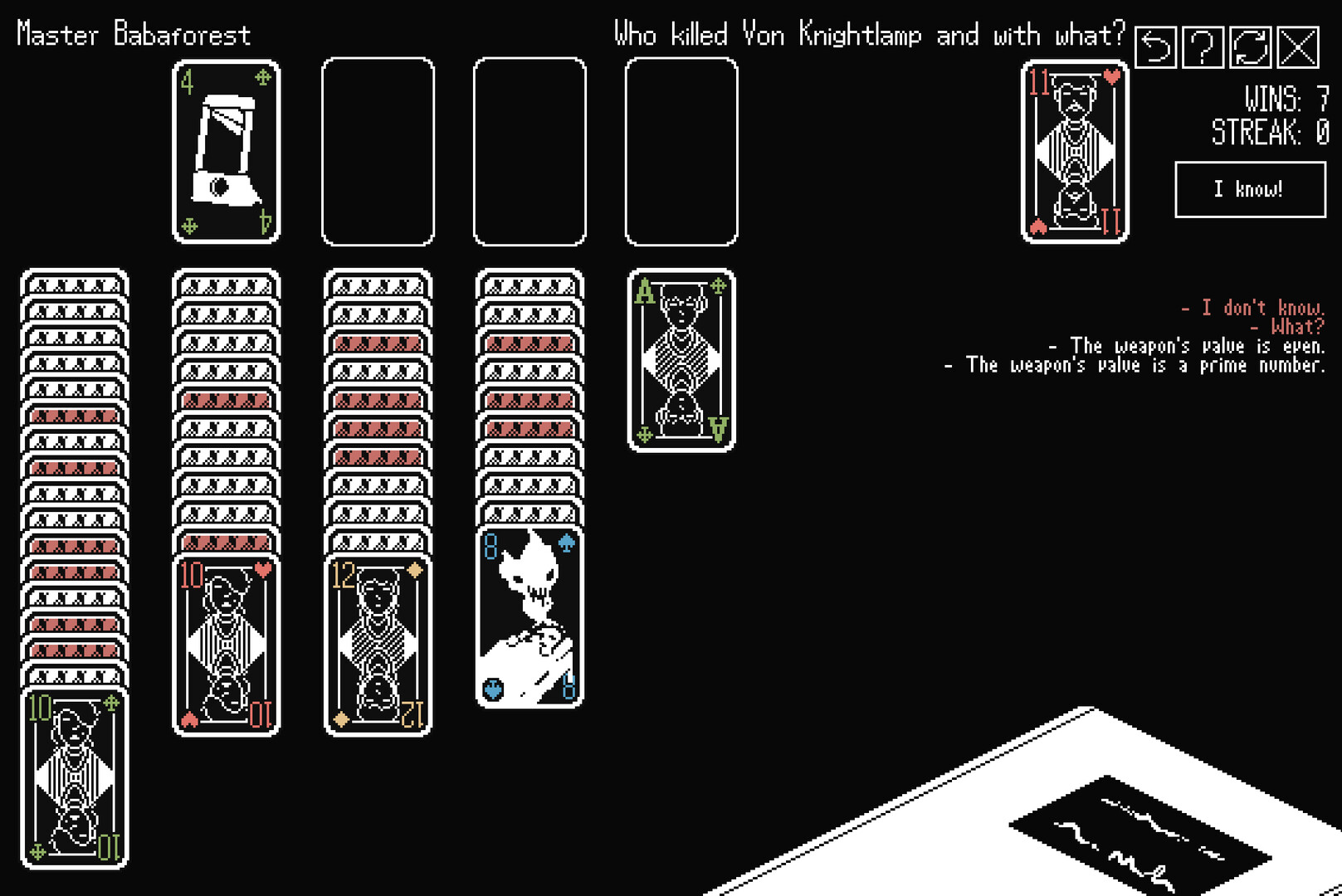 A Solitaire Mystery #1