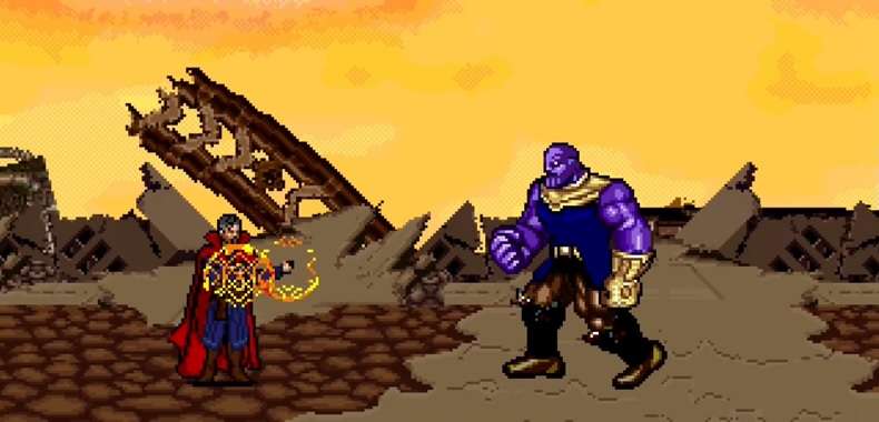 Avengers: Wojna bez granic. Zobaczcie walkę z Thanosem w 16-bitowym stylu