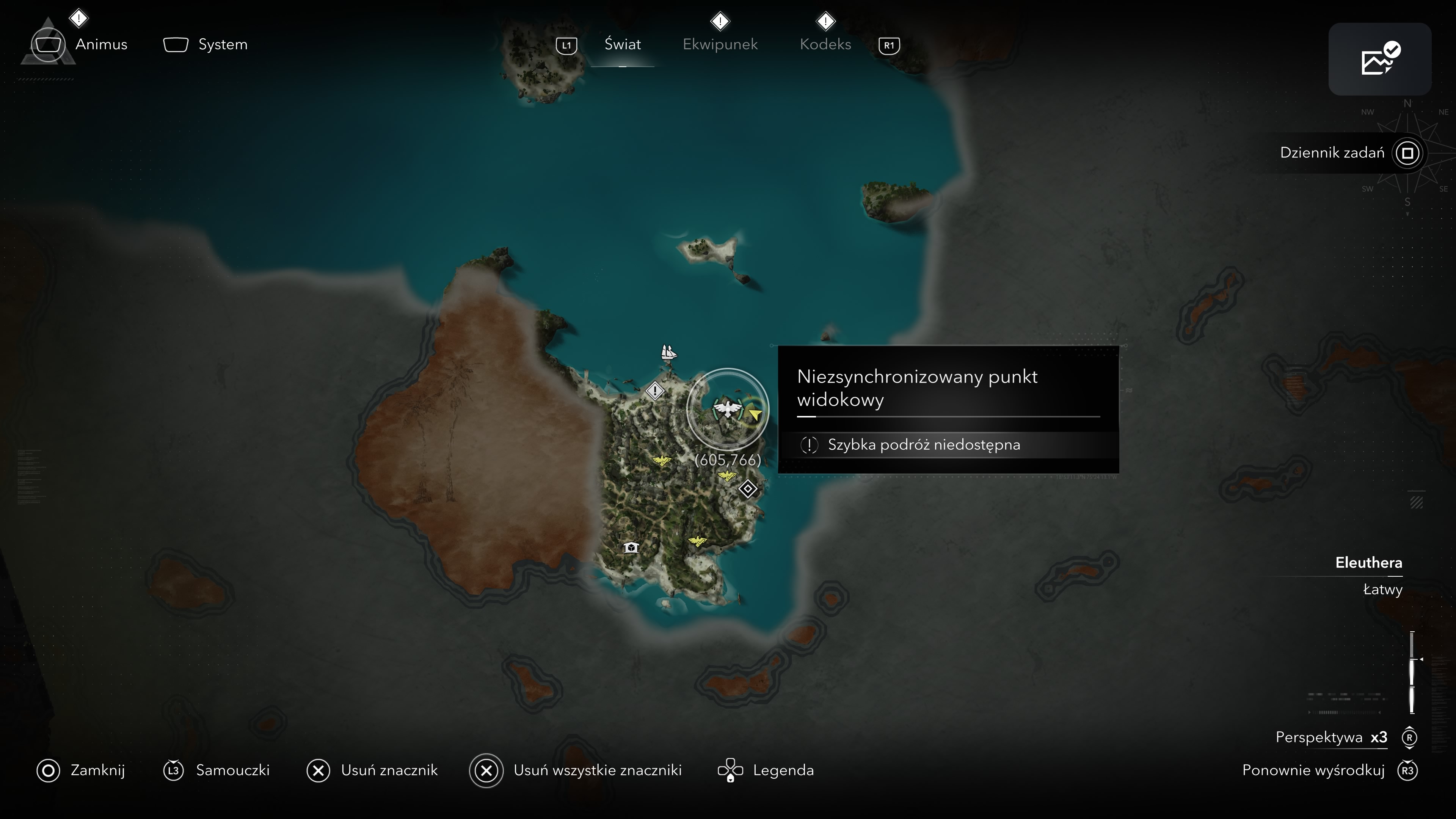 Assassin's Creed Black Flag Resynced - Wieże synchronizacyjne, punkty widokowe na Nassau