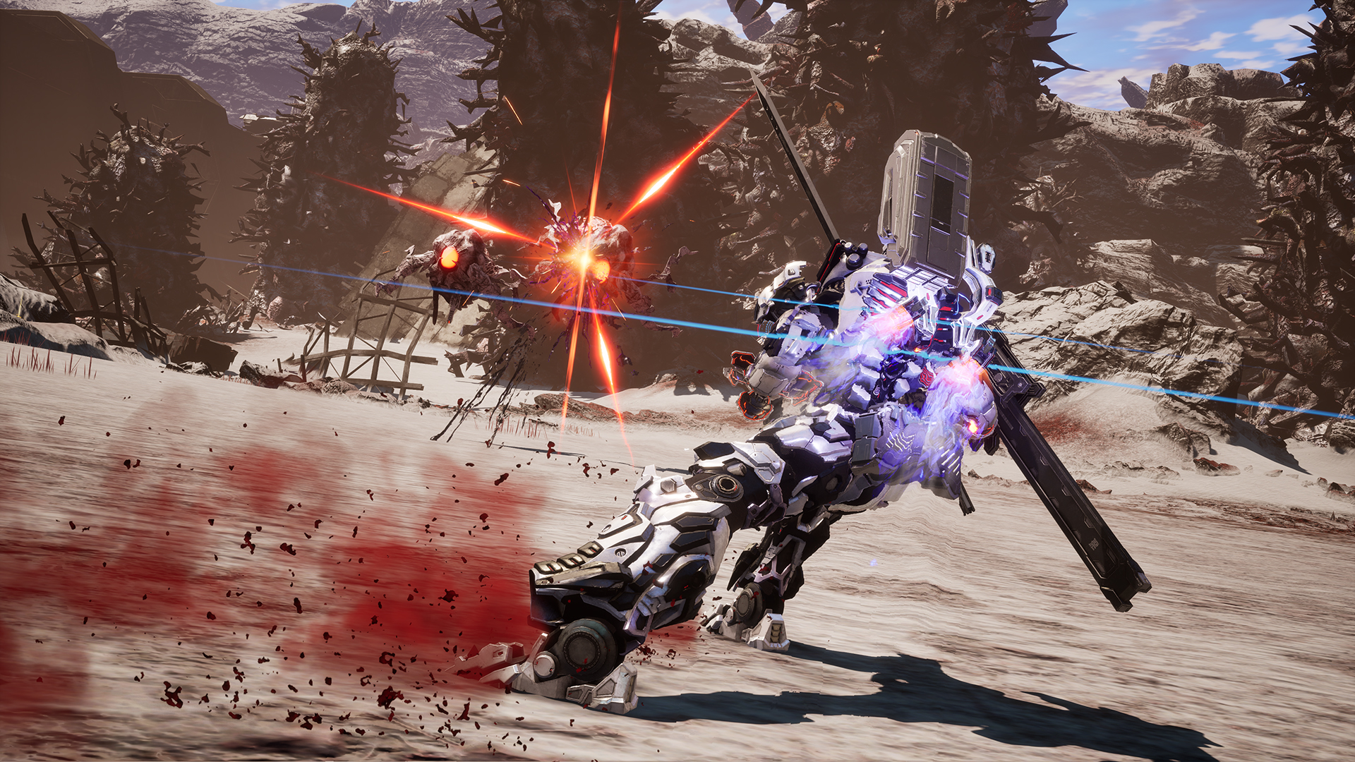 Daemon X Machina: Titanic Scion - recenzja - dynamiczny unik