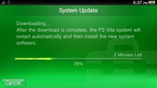 Update PS Vita próba nr 2