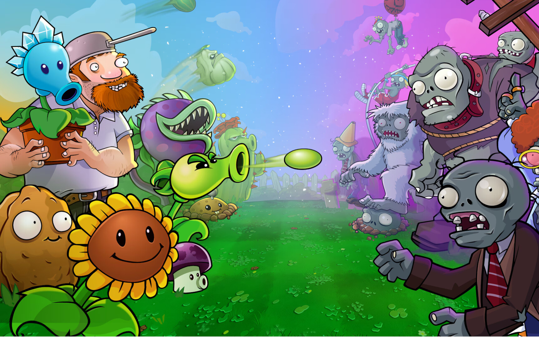 Plants vs. Zombies Replanted no logo