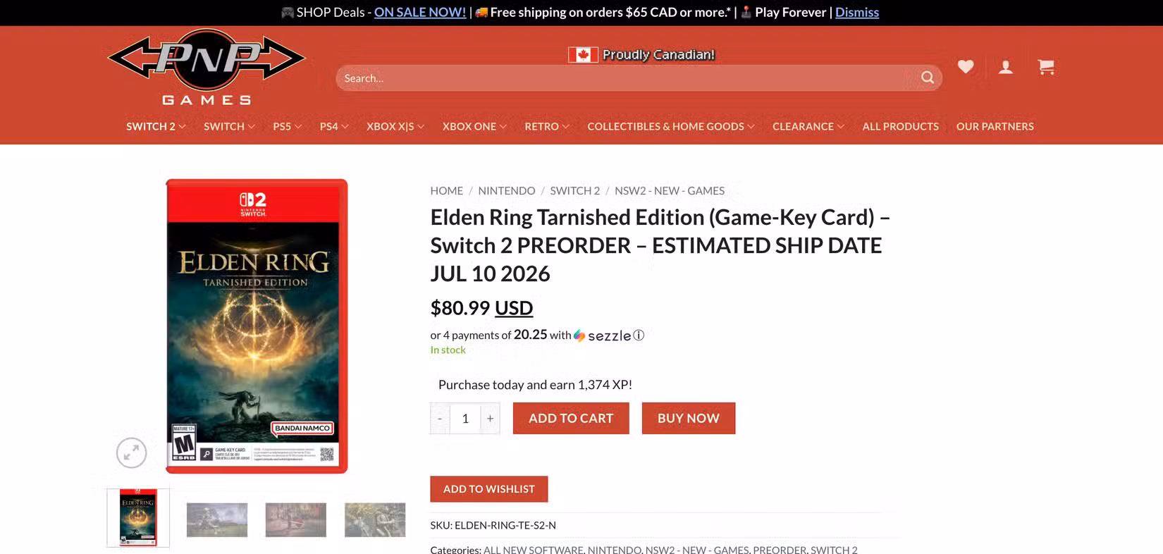 Elden Ring: Tarnished Edition PNP Games data premiery