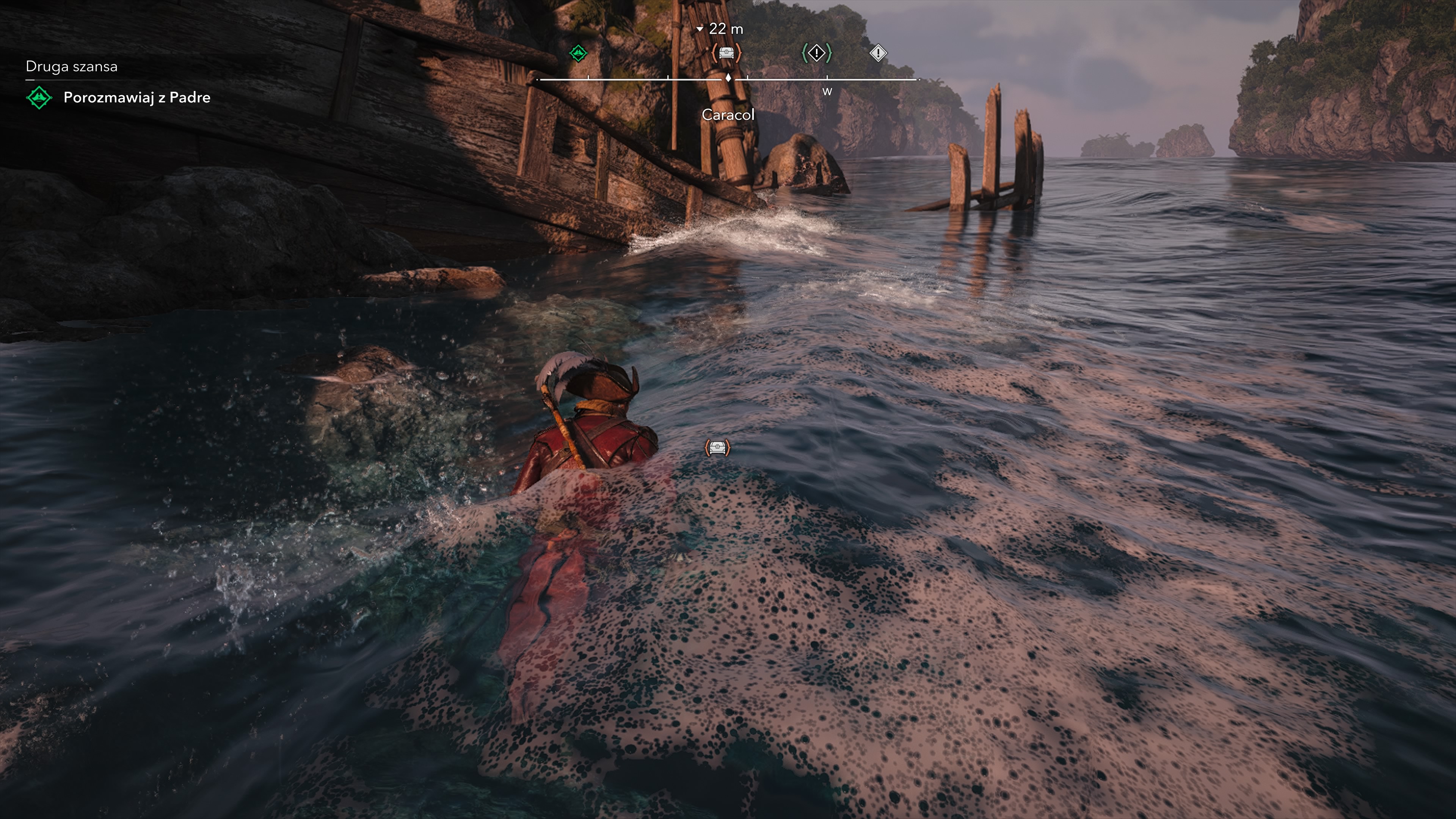 Assassin's Creed Black Flag Resynced - Sekrety w Caracol