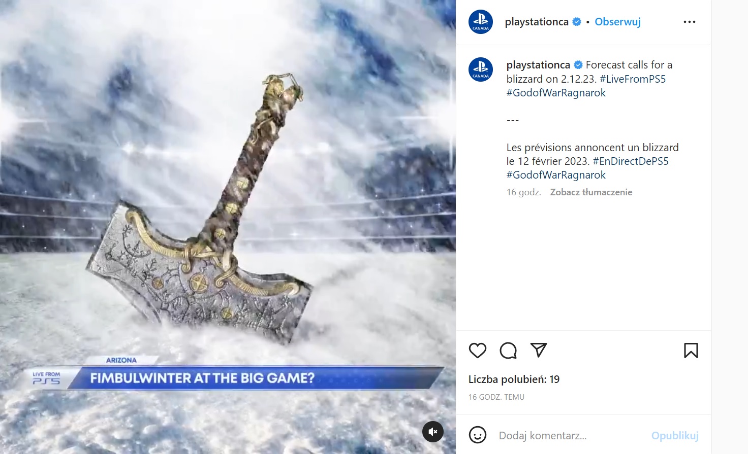 PlayStation Blizzard on Midgard
