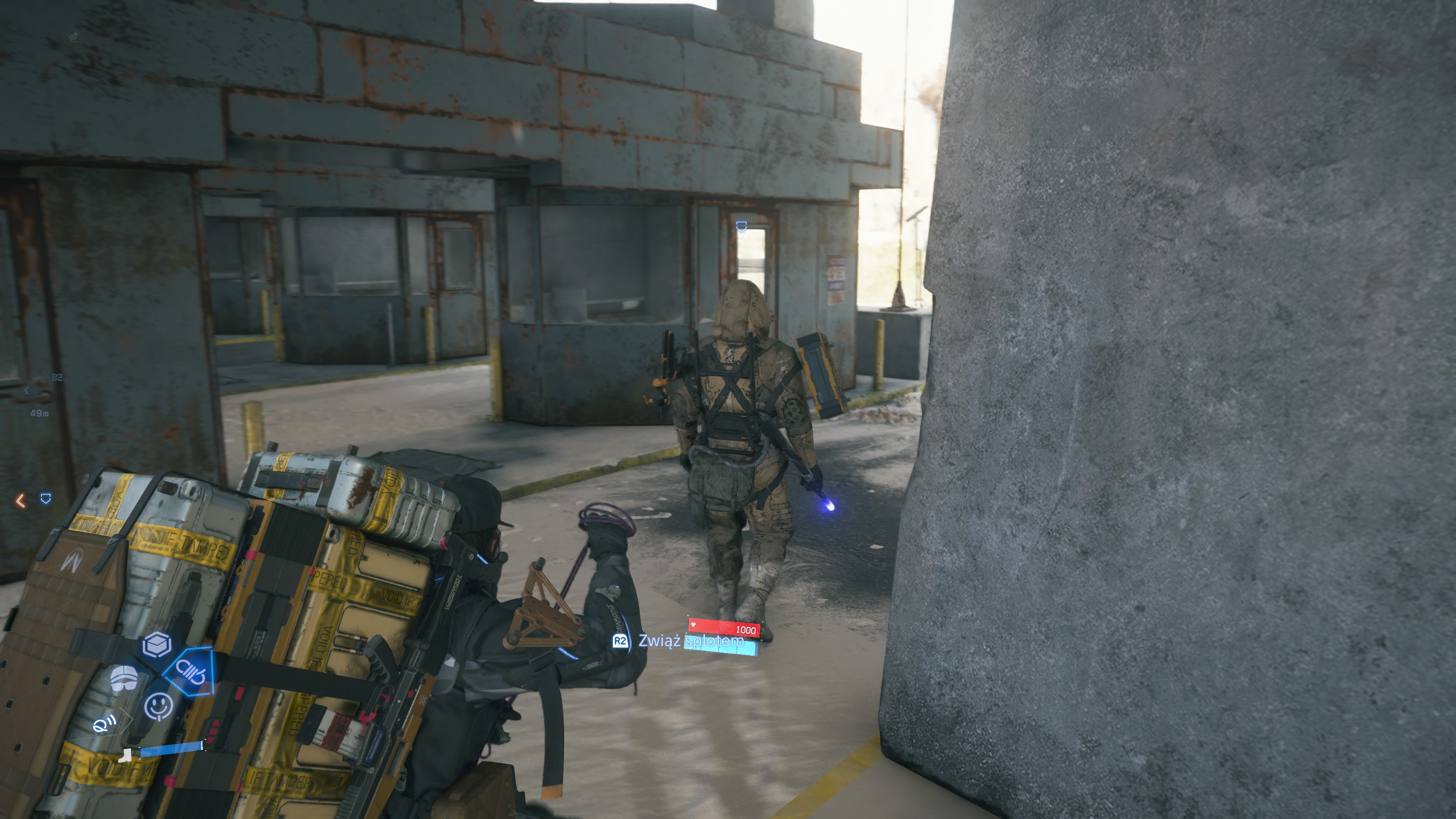 Death Stranding 2 - Bandyci z Meksyku (MUŁ-owie), kradzież ładunku, odzyskanie, skrzynka pocztowa