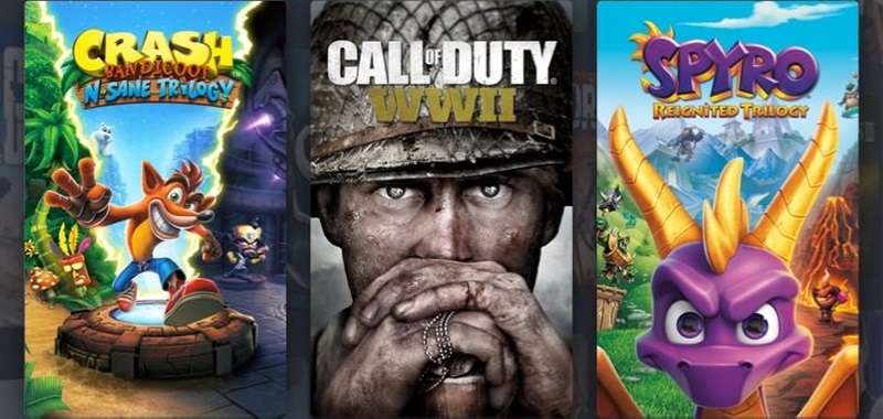 Crash Bandicoot N. Sane Trilogy, Spyro Reignited Trilogy i Call of Duty WWII za 47 zł!