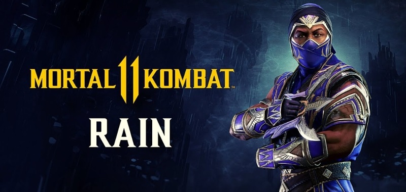 Mortal Kombat 11 x Rain. Efektowne ruchy wojownika przedstawione na gameplayu