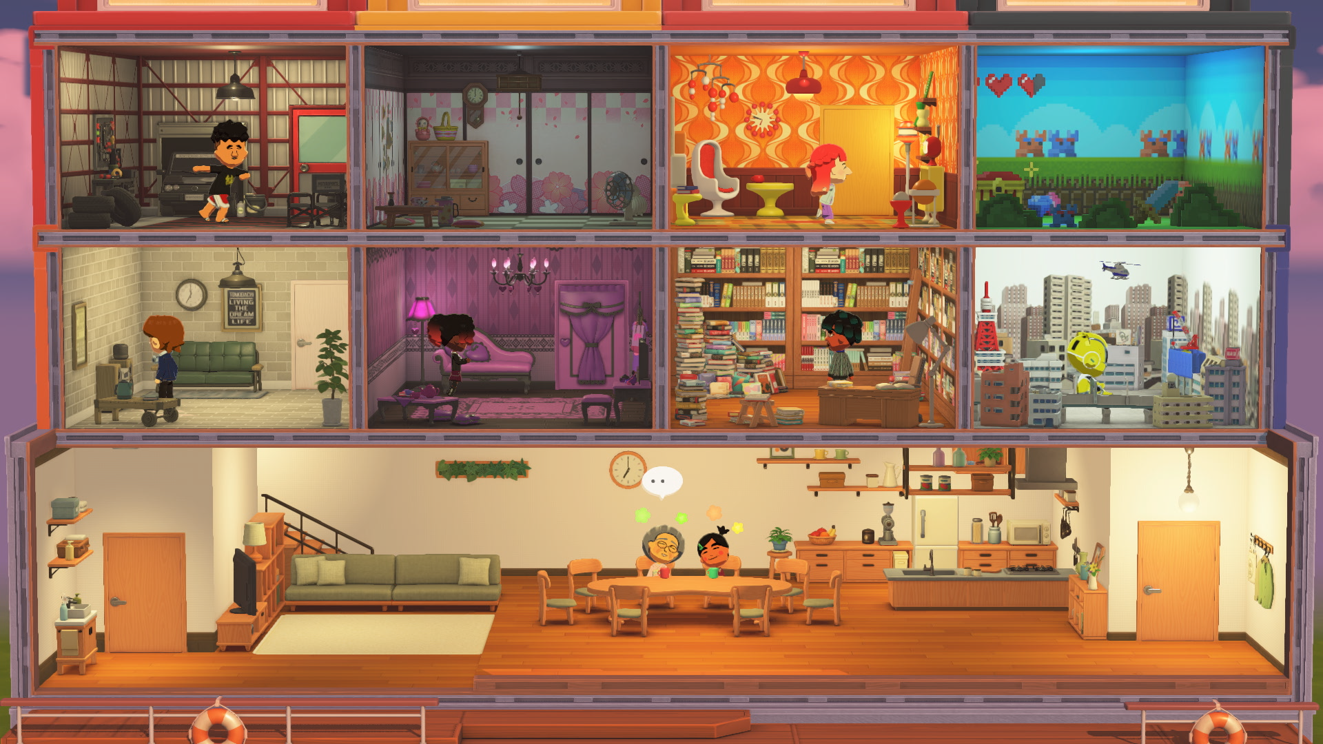 Tomodachi Life: Living the Dream - recenzja gry. Mieszkanie