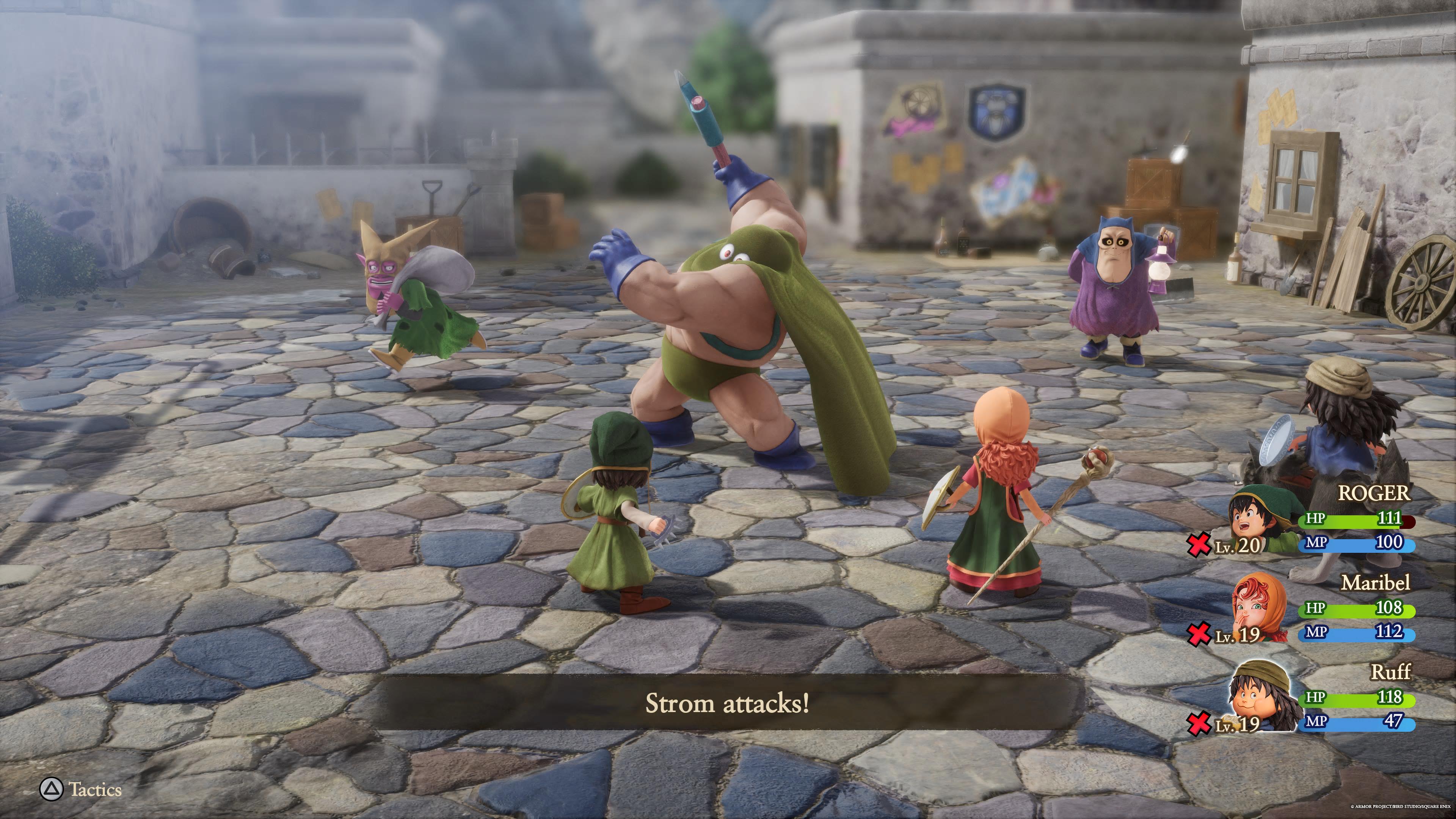 Dragon Quest VII - walka