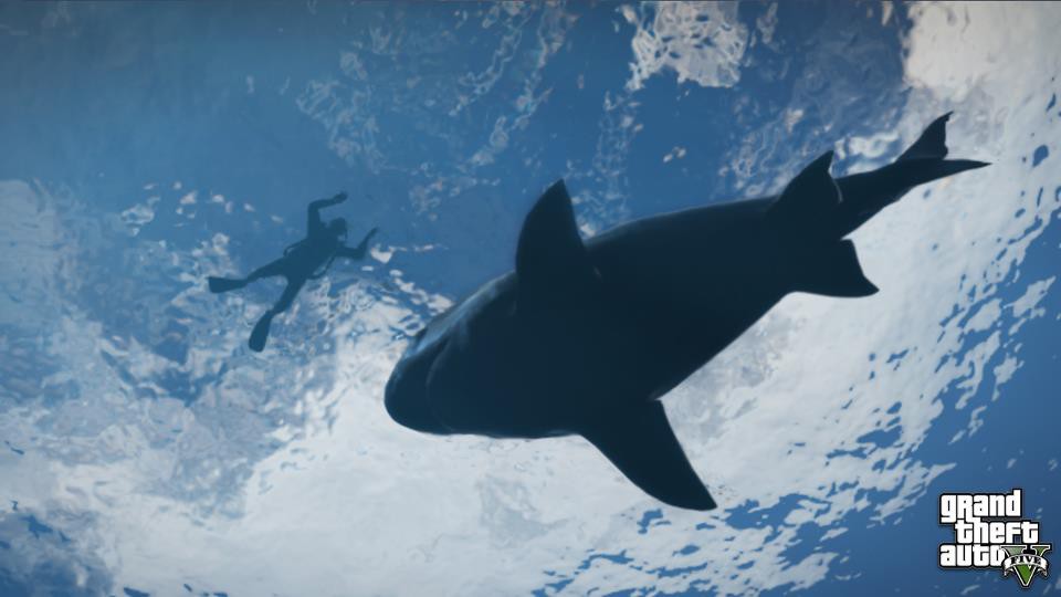 GTA V - zamiast karpia rekin