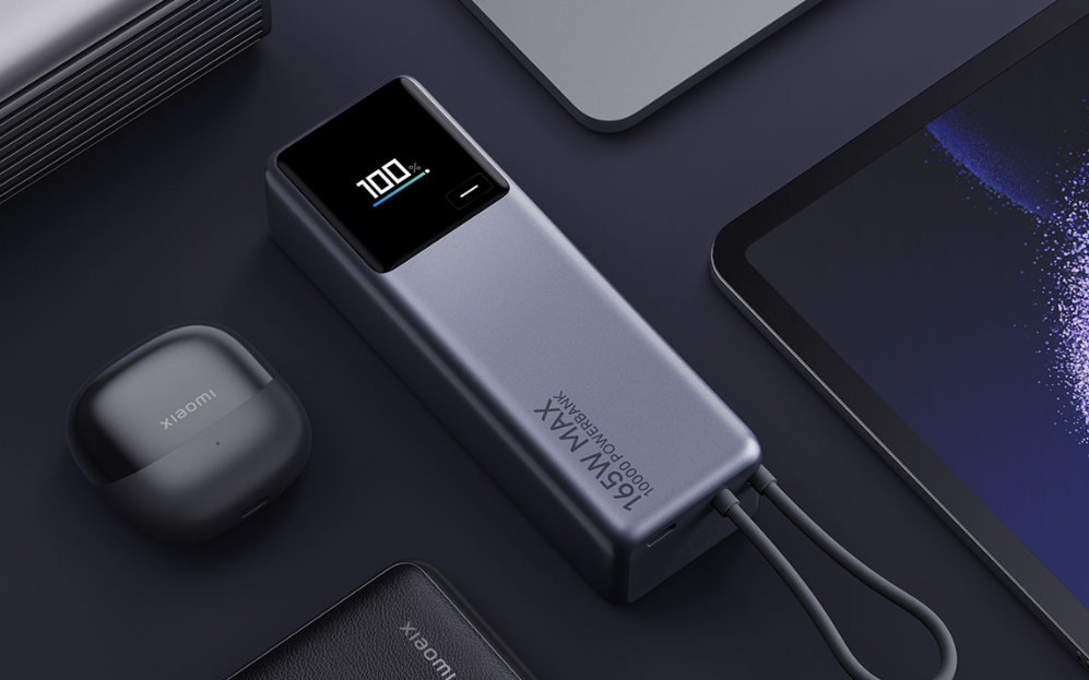 Świetny powerbank Xiaomi z 10 000 mAh, 165W i wbudowanym kablem za 99,99 zł (rabat 30 zł)