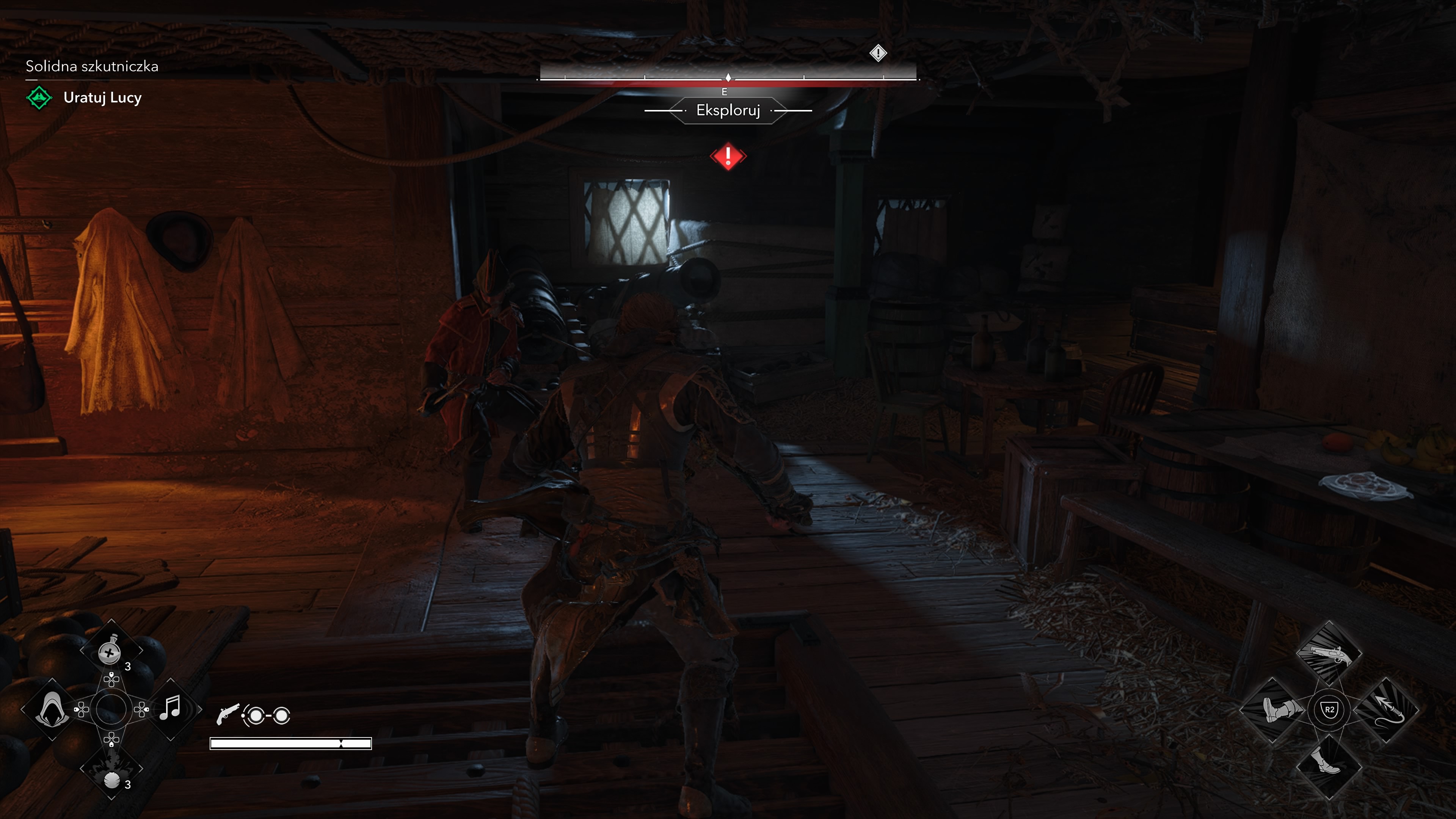 Assassin's Creed Black Flag Resynced - Solidna szkutniczka: oficer Lucy Baldwin