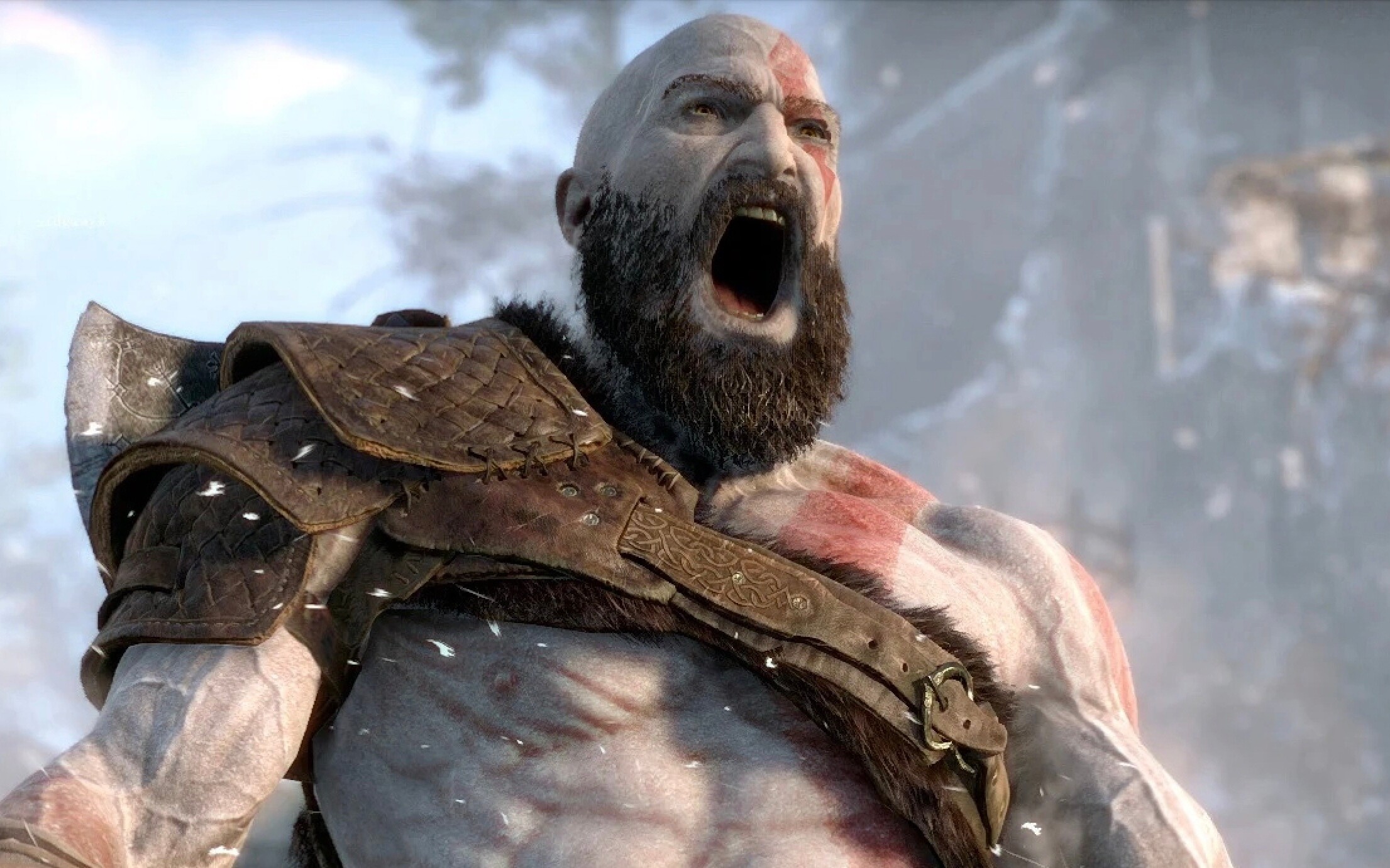 God of War wkurzony Kratos