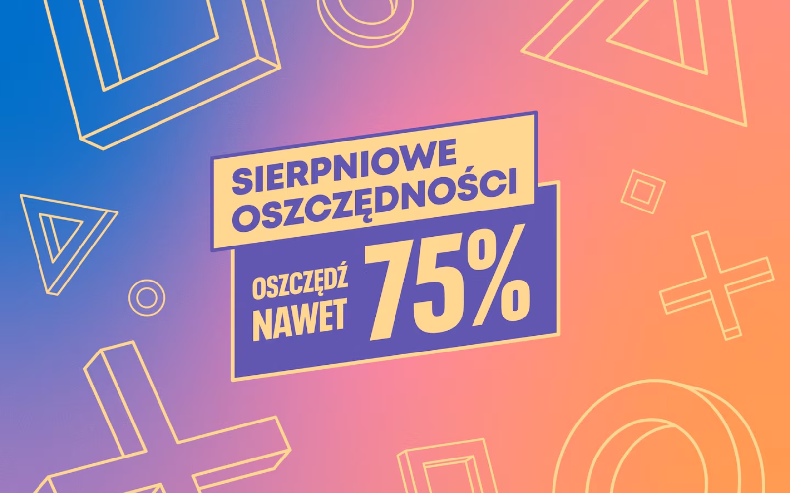 Sierpniowa promocja PS Store