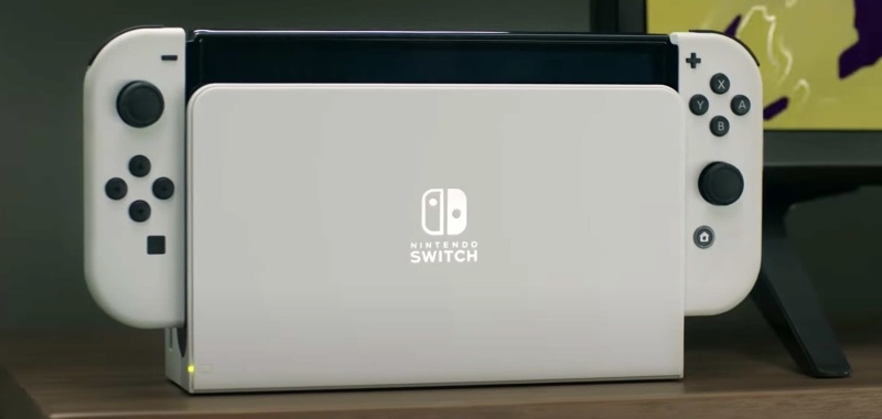 Dock Nintendo Switcha OLED otrzymał nowy chip. Sprzęt już wspiera 4K i 60 fps