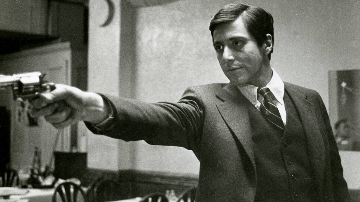 Michael Corleone / Ojciec Chrzestny / Al Pacino / Scena w restauracji