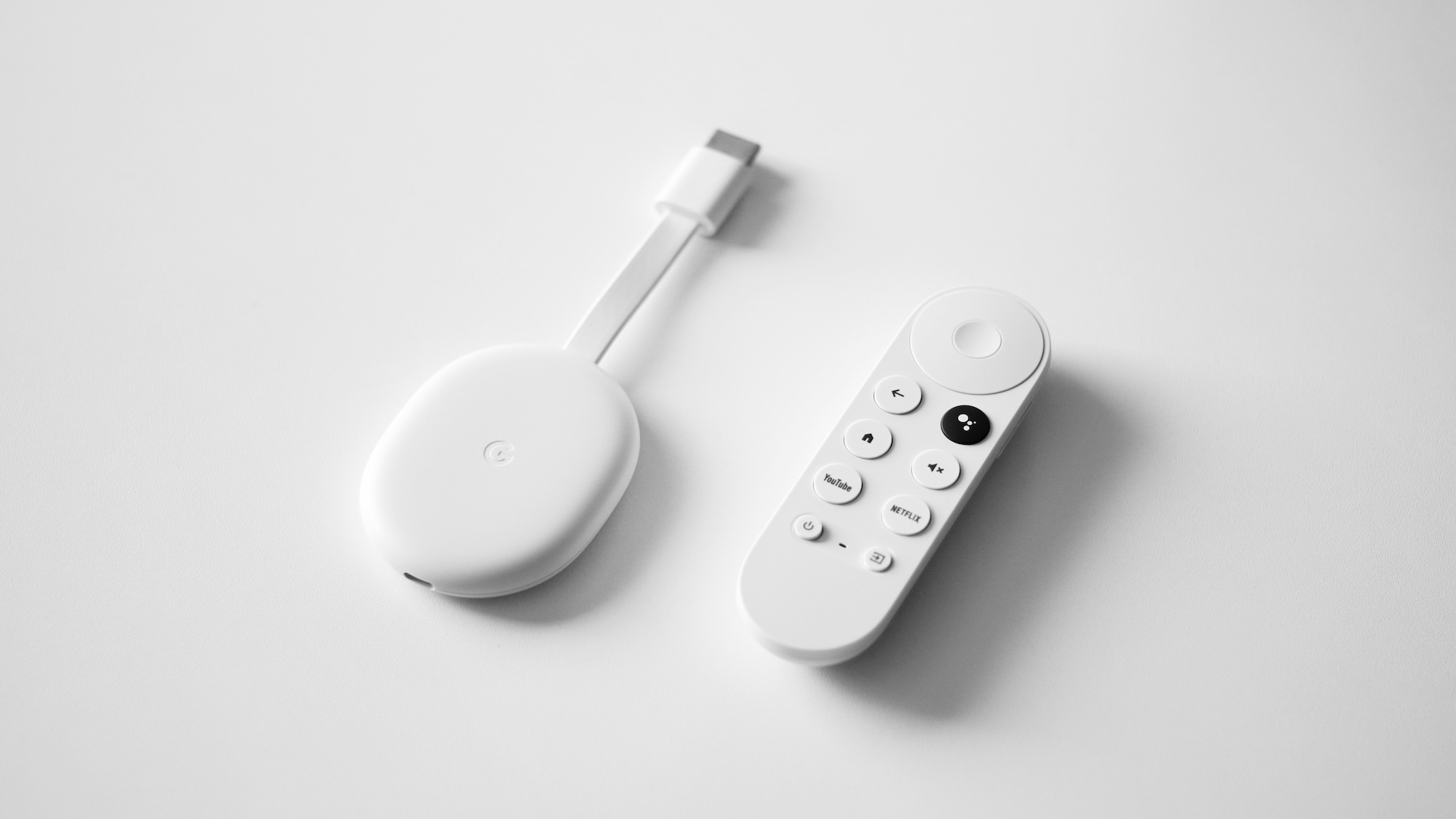 Google Chromecast z pilotem starszego typu