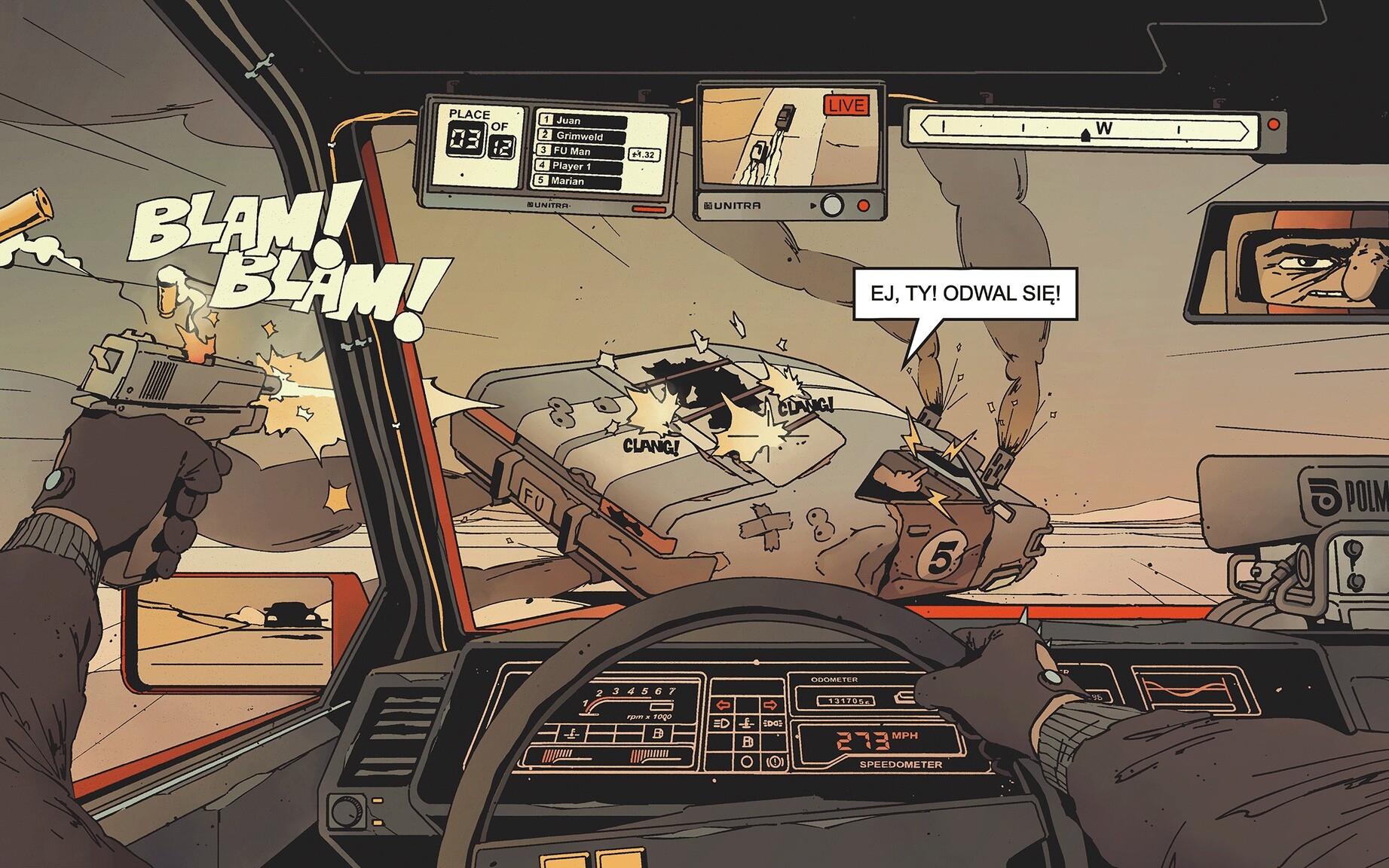 Polska gra na podstawie rewelacyjnego komiksu. Rodzima technologia podbija USA XXII wieku