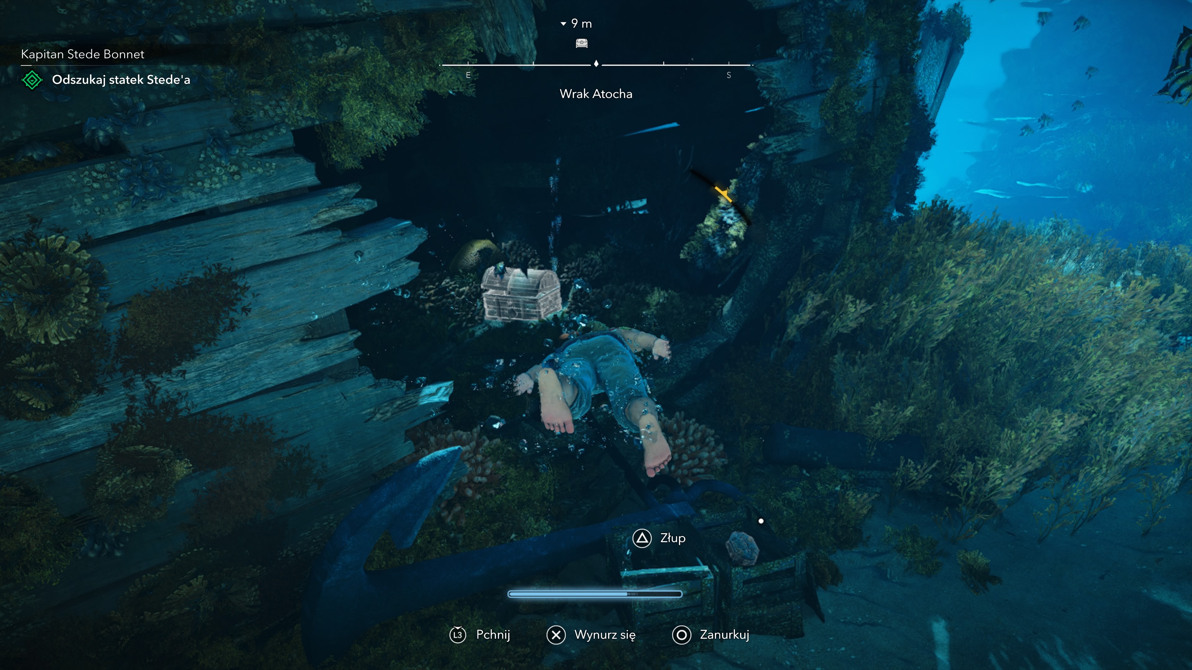Assassin's Creed Black Flag Resynced - Wrak Atocha: skrzynie i sekrety