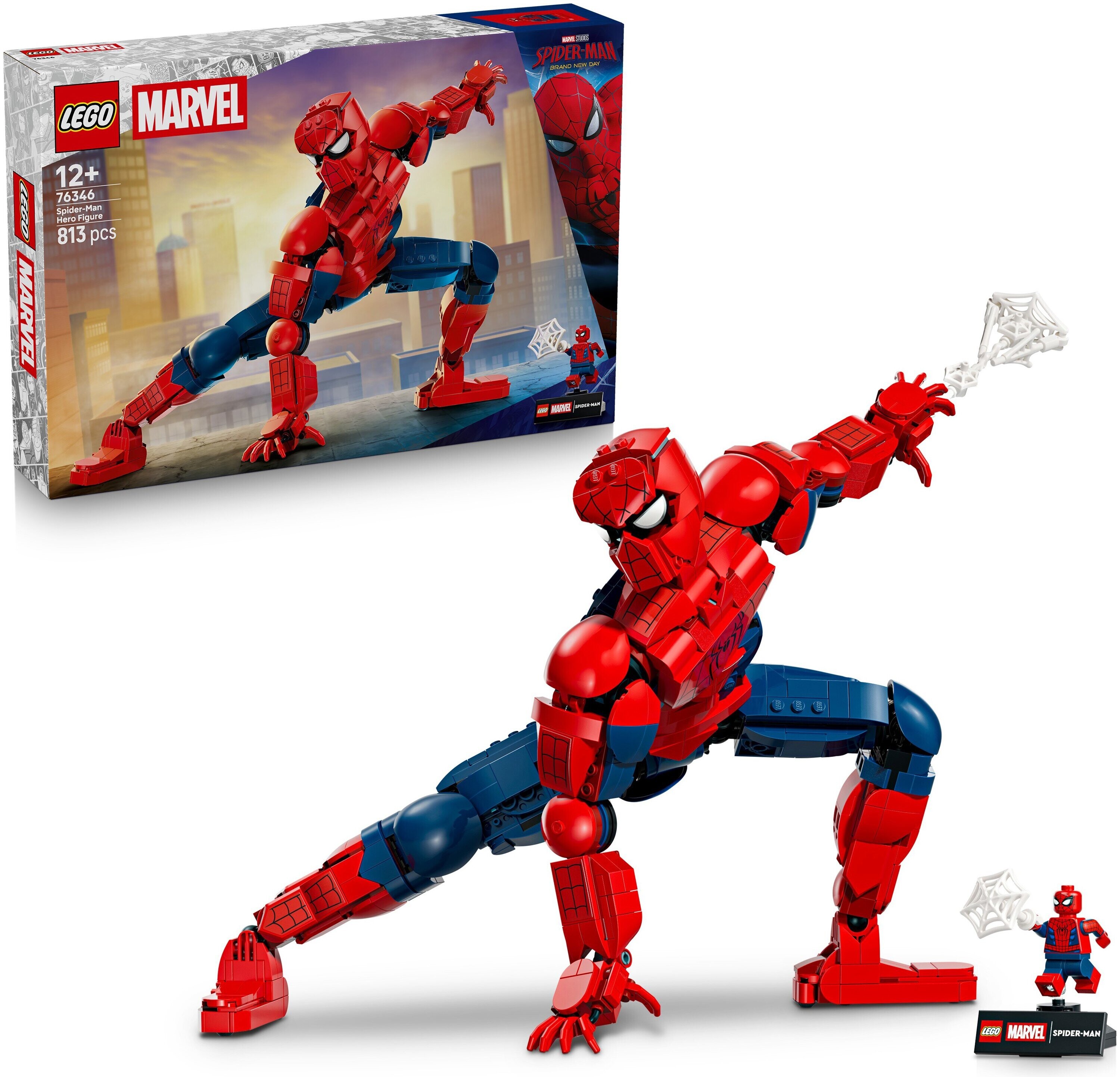 Piękna figurka Spider-Mana z LEGO Marvel za 292 zł zamiast 419 zł - 813 elementów