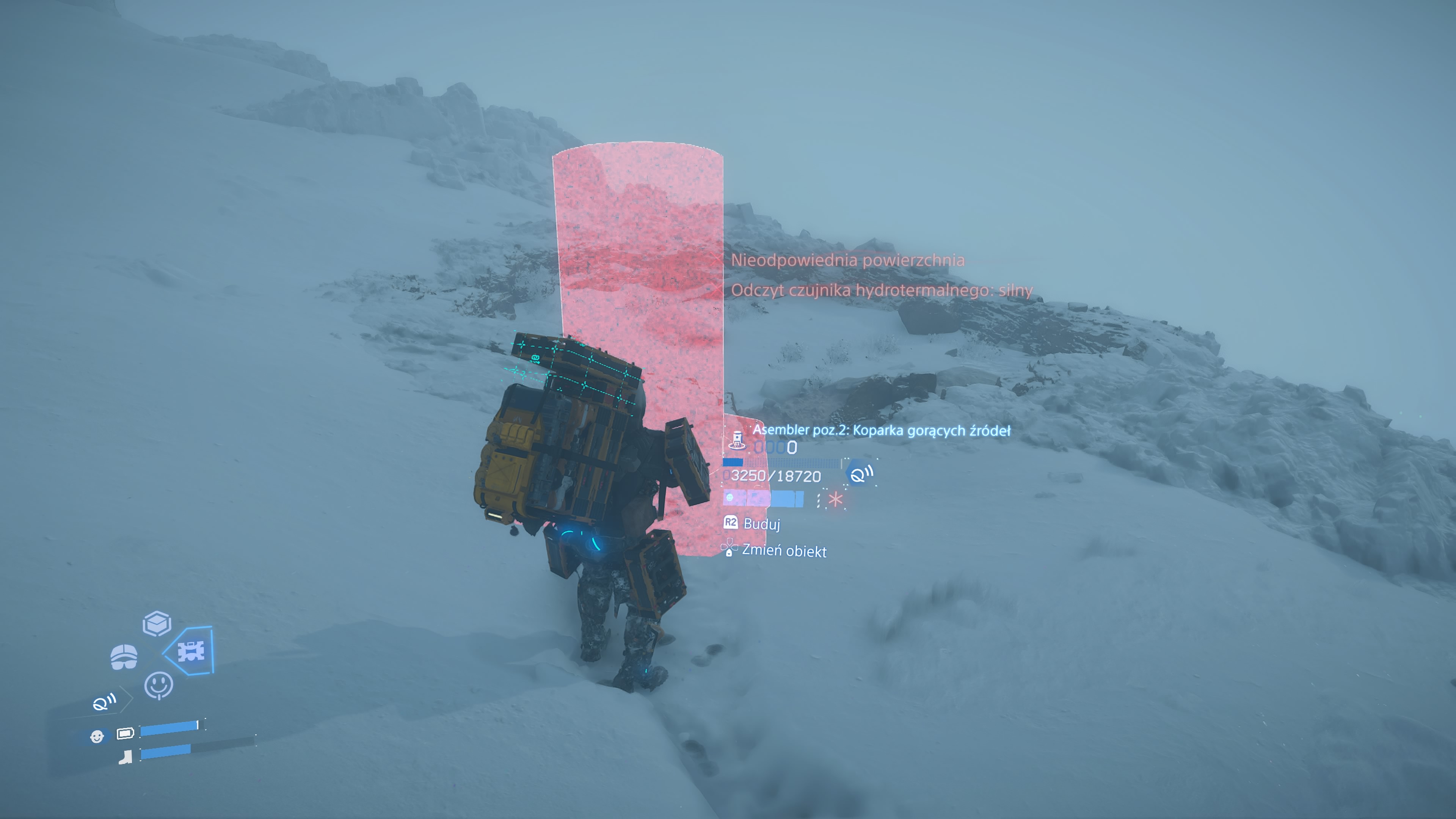 Death Stranding 2 - Gorące źródła, hydrolożka, skakanie przez wodę, wykopanie kąpielisk