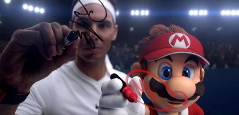 Mario Tennis Aces z Rafaelem Nadalem. Nintendo nie oszczędza