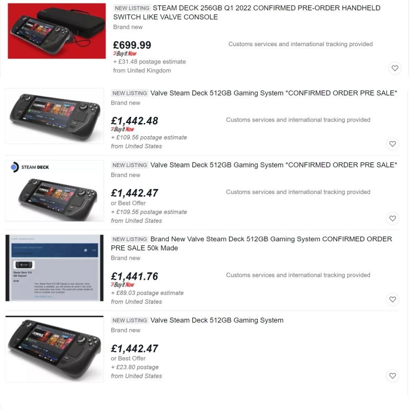 Steam Deck już na aukcjach. Sprzęt wyceniony na ponad 7700 zł