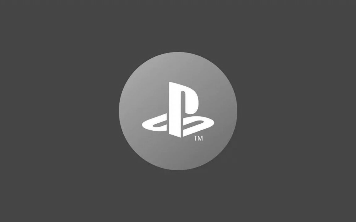 PlayStation Network szare tło