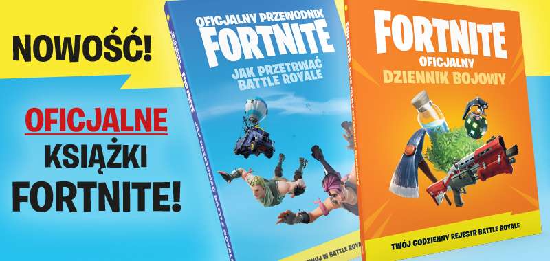 Pierwsze oficjalne książki do Fortnite Battle Royale wkrótce w sprzedaży