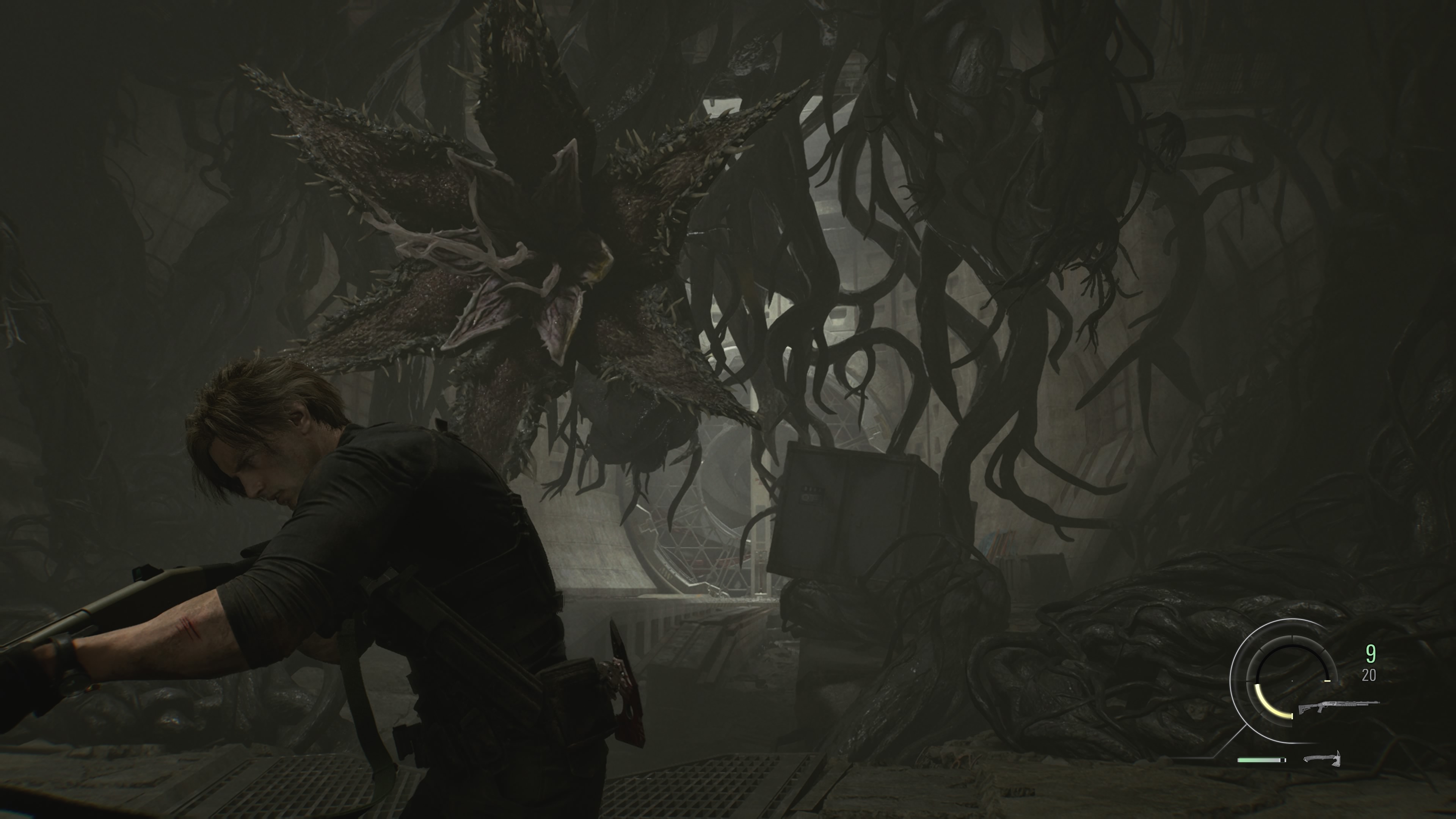 Resident Evil Requiem - Leon: Krater, pnącza, kwiaty, sadzonki, roślina-gigant