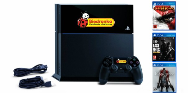 PS4 1 TB z nowym zestawem gier znów w Biedronce
