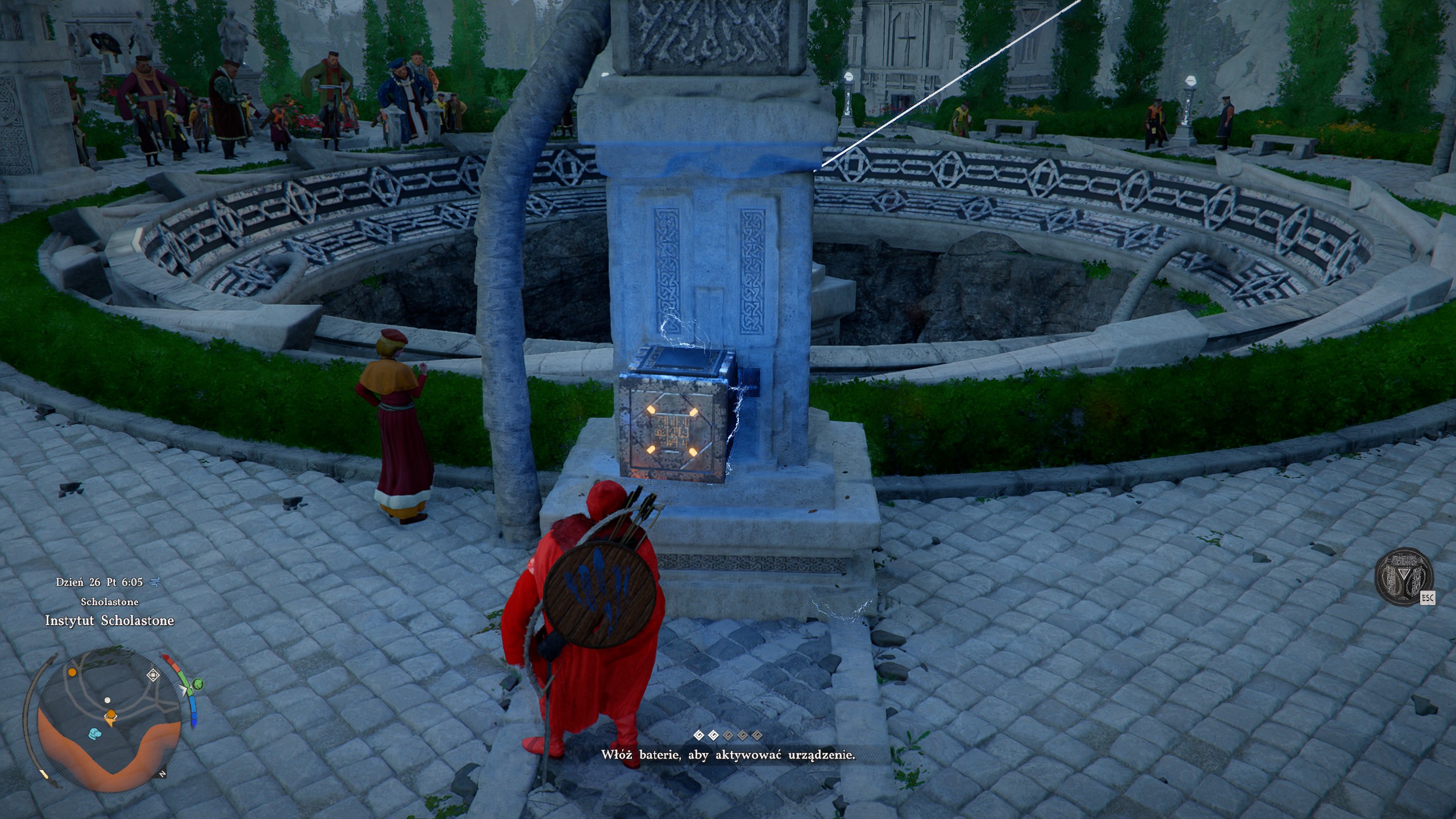 Crimson Desert - Brama do innego świata: mechanizm, przełącznik, baterie, eksperyment Octaviusa