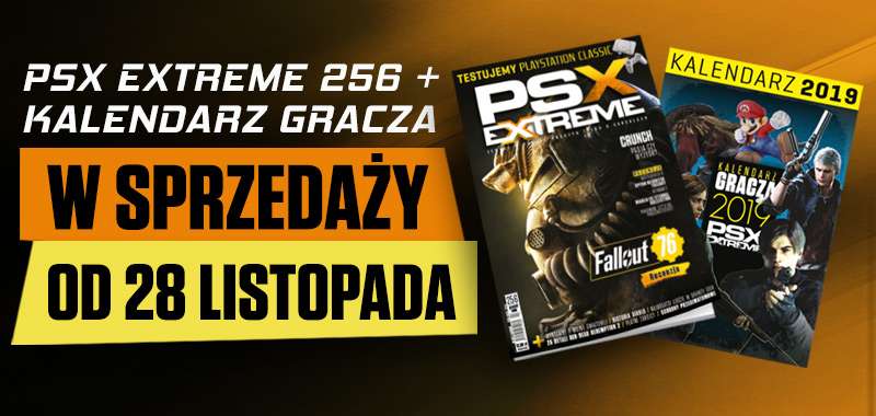 PSX Extreme 256 + Kalendarz Gracza 2019 w sprzedaży