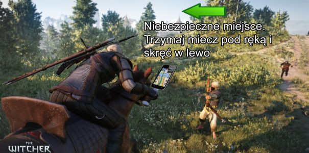 "Nie w tę stronę łotrze!" - nawigacja z głosem Geralta z Wiedźmin 3: Dziki Gon