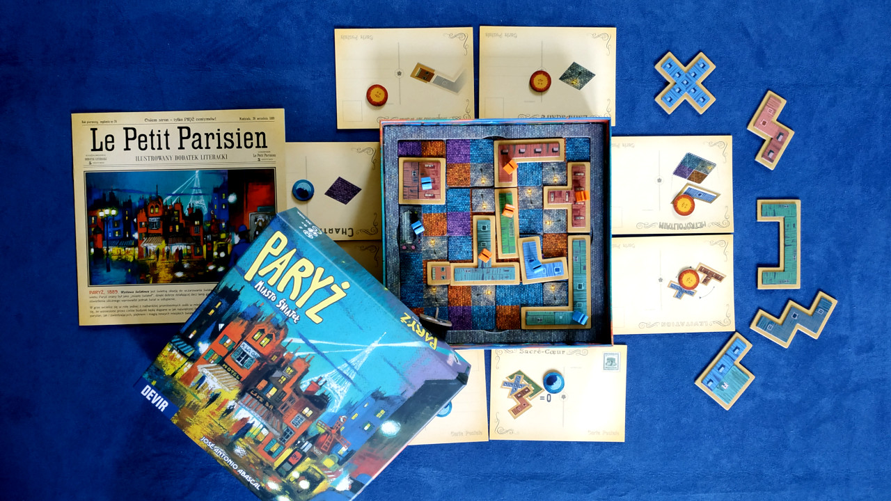 Paryż - Miasto Świateł, czyli Tetris na planszy