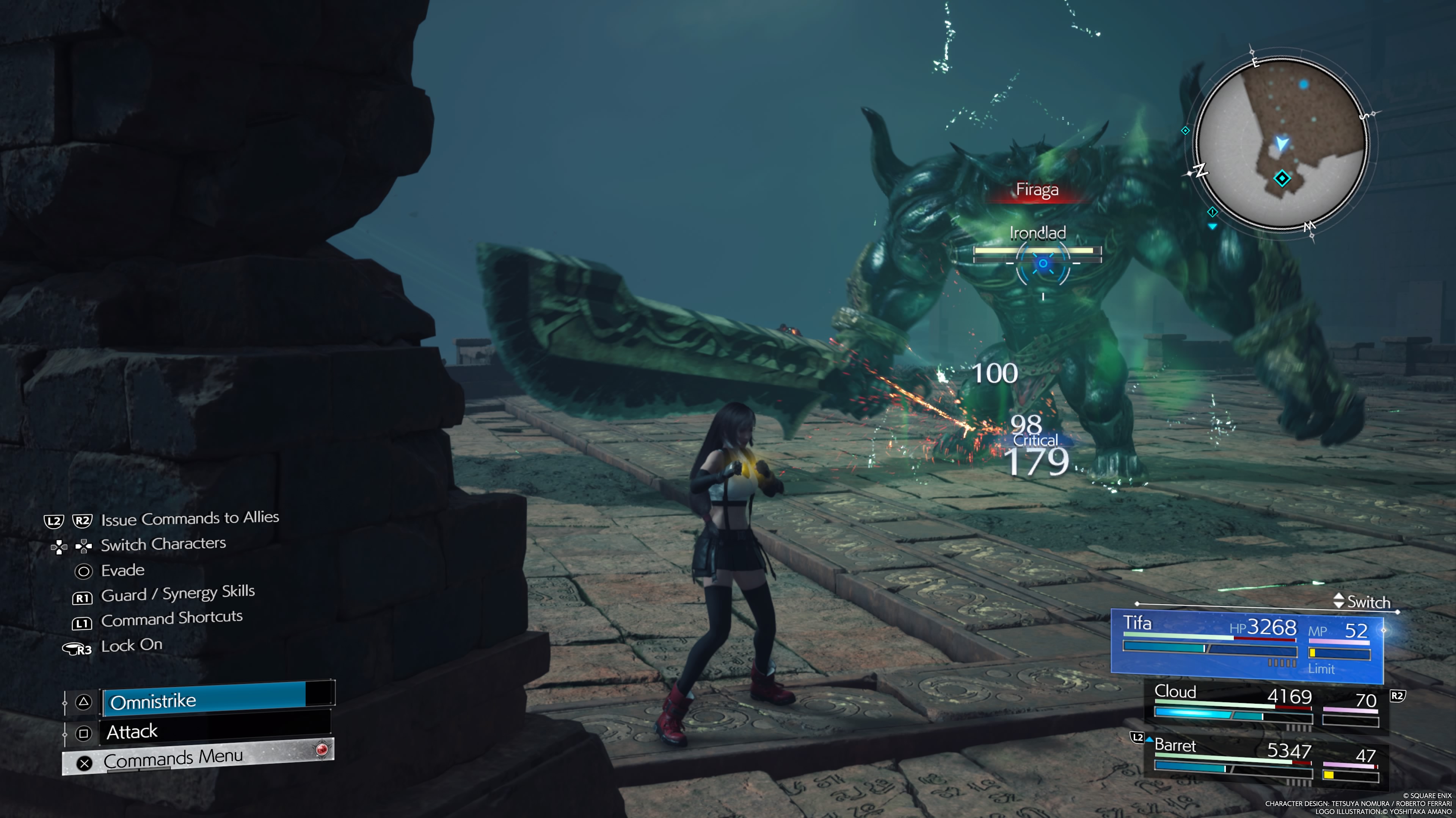 Final Fantasy VII Rebirth - Rozdział 13: Where Angels Fear to Tread: świątynia starożytnych, grawitacja, Reno